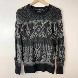 J Crew printed tunic length sweater